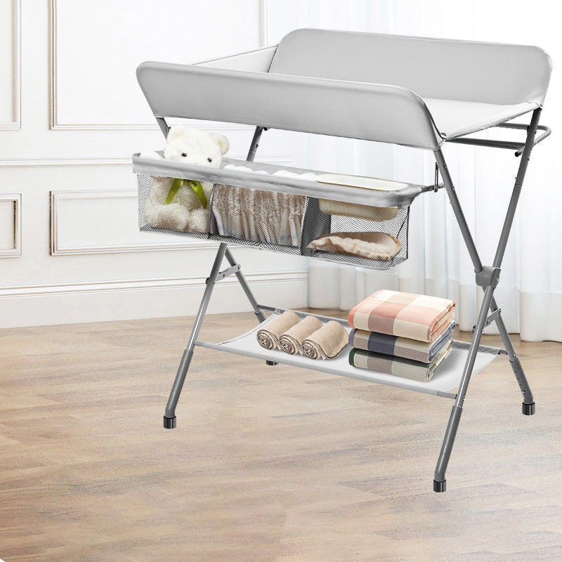 Basket Baby Changing Table Gray Baby Changing Table Flat Top