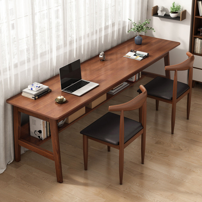 Rectangular Engineered Wood Office Desk Modern Style Writing Desk