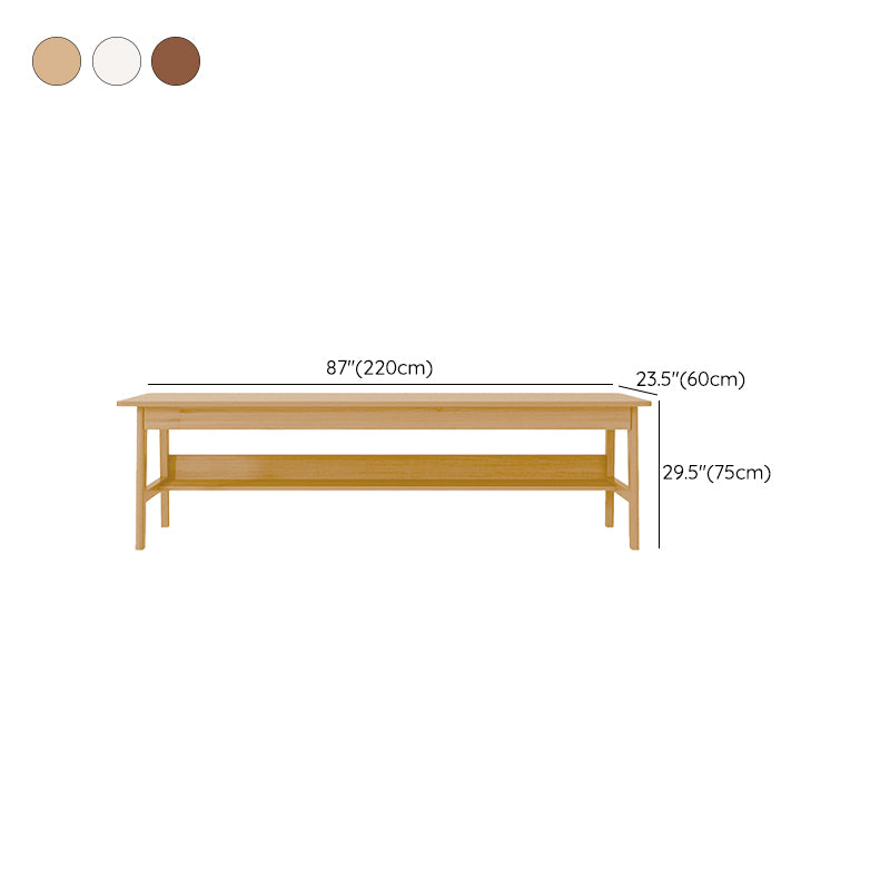 Rectangular Engineered Wood Office Desk Modern Style Writing Desk