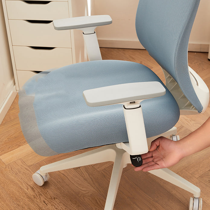 Modern Removable Arms Slide Chair Tilt Mechanism No Distressing Ergonomic Desk Chair