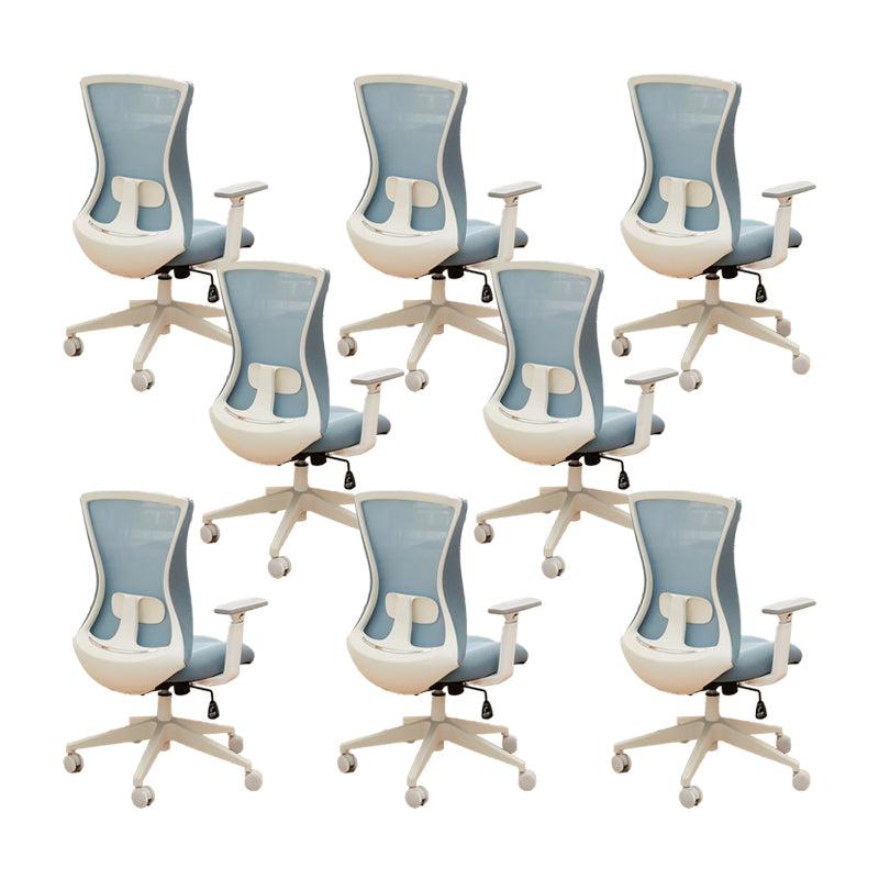 Modern Removable Arms Slide Chair Tilt Mechanism No Distressing Ergonomic Desk Chair