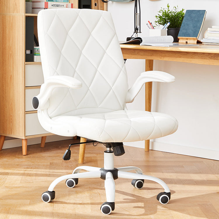 Modern Removable Arms Office Chair Tilt Mechanism No Distressing Chair with Wheels