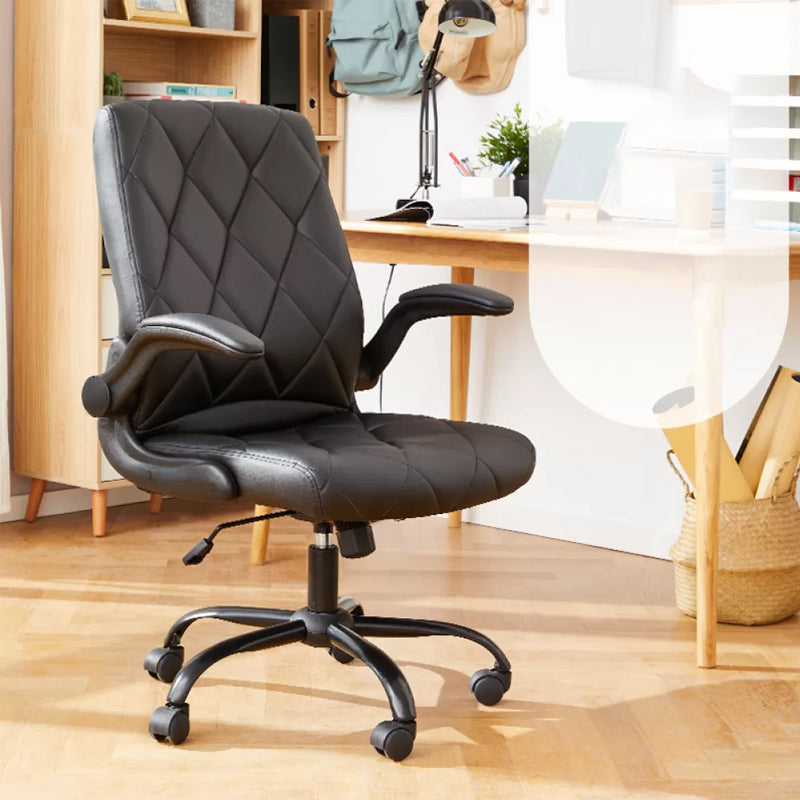 Modern Removable Arms Office Chair Tilt Mechanism No Distressing Chair with Wheels