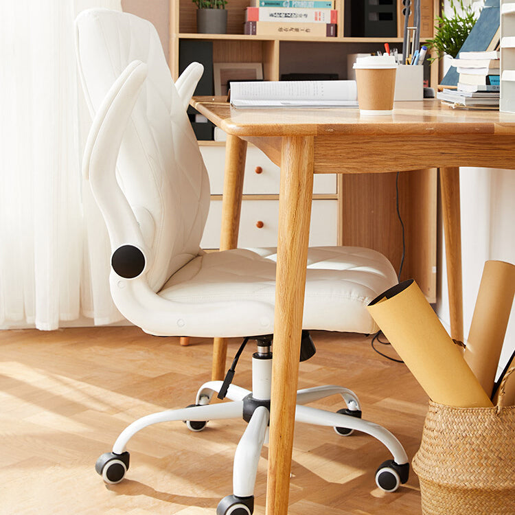 Modern Removable Arms Office Chair Tilt Mechanism No Distressing Chair with Wheels