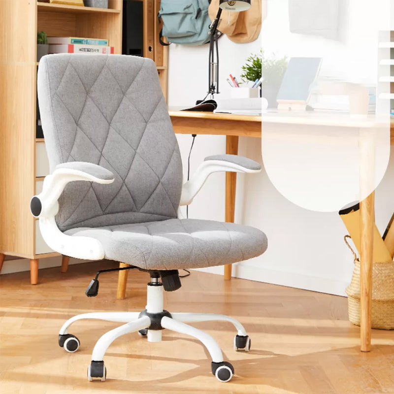 Modern Removable Arms Office Chair Tilt Mechanism No Distressing Chair with Wheels