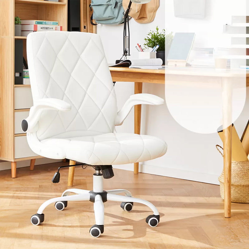 Modern Removable Arms Office Chair Tilt Mechanism No Distressing Chair with Wheels