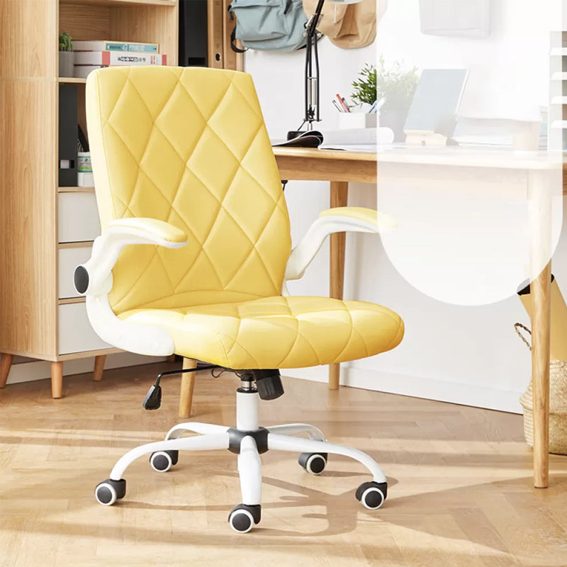 Modern Removable Arms Office Chair Tilt Mechanism No Distressing Chair with Wheels