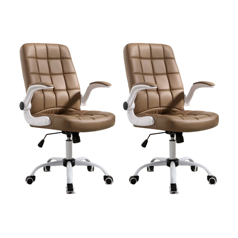 Modern Removable Arms Office Chair Tilt Mechanism No Distressing Chair with Wheels