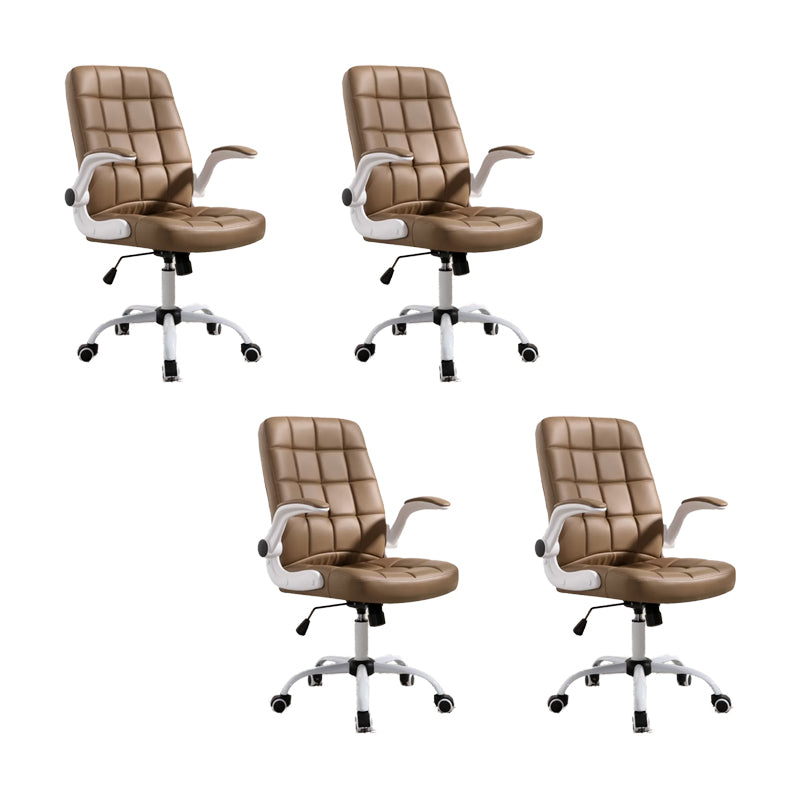 Modern Removable Arms Office Chair Tilt Mechanism No Distressing Chair with Wheels