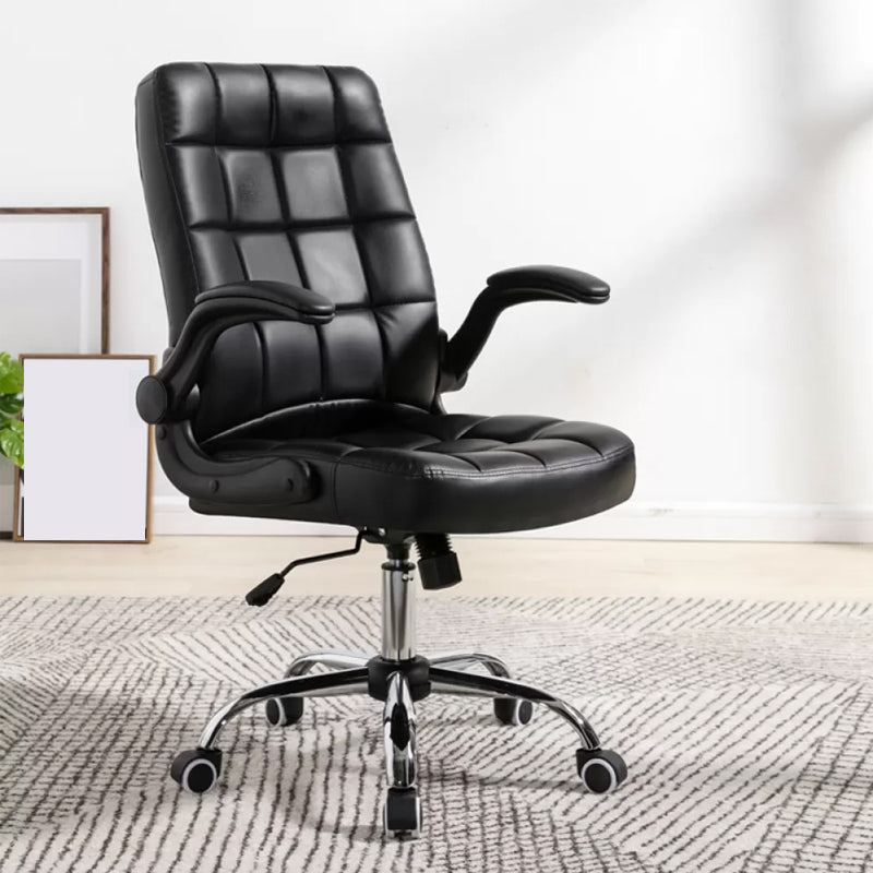 Modern Removable Arms Office Chair Tilt Mechanism No Distressing Chair with Wheels