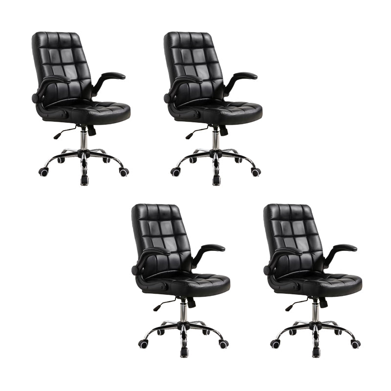 Modern Removable Arms Office Chair Tilt Mechanism No Distressing Chair with Wheels