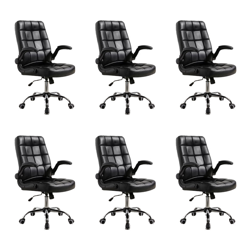 Modern Removable Arms Office Chair Tilt Mechanism No Distressing Chair with Wheels