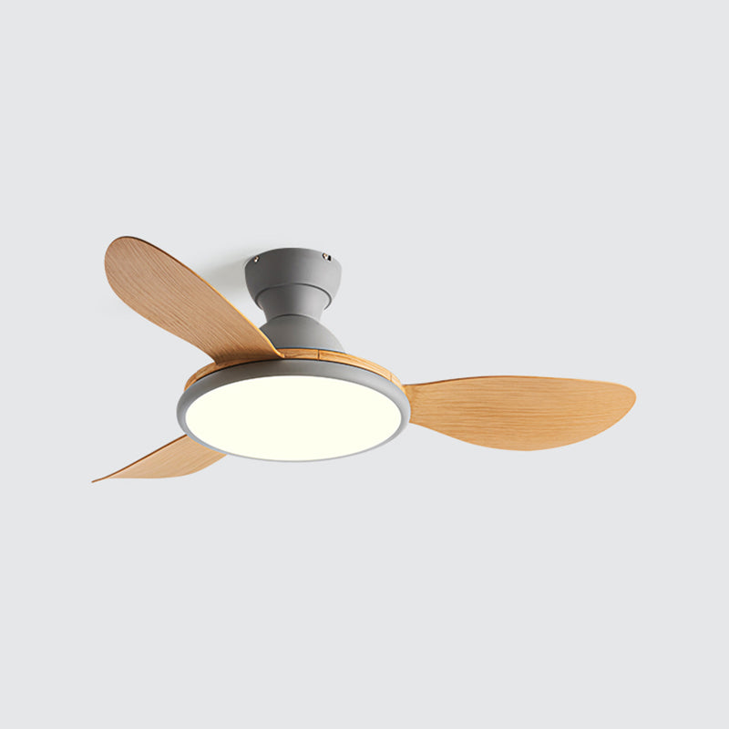 Nordic Style LED Ceiling Fan 42" Fan Lighting for Living Room