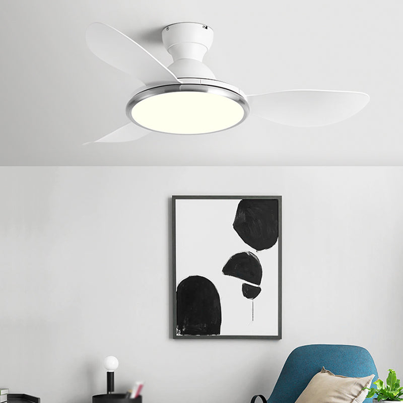 Nordic Style LED Ceiling Fan 42" Fan Lighting for Living Room