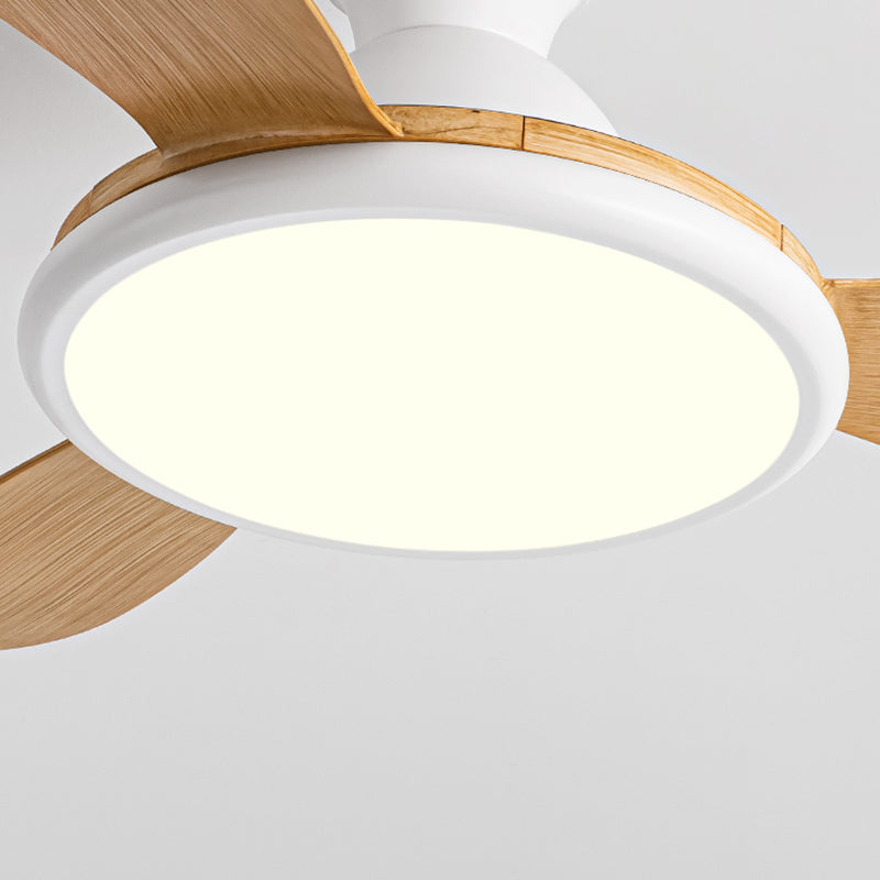 Nordic Style LED Ceiling Fan 42" Fan Lighting for Living Room