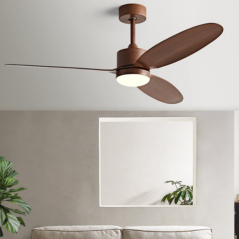 Modernist LED Ceiling Fan 3-Blade Fan Lighting for Living Room