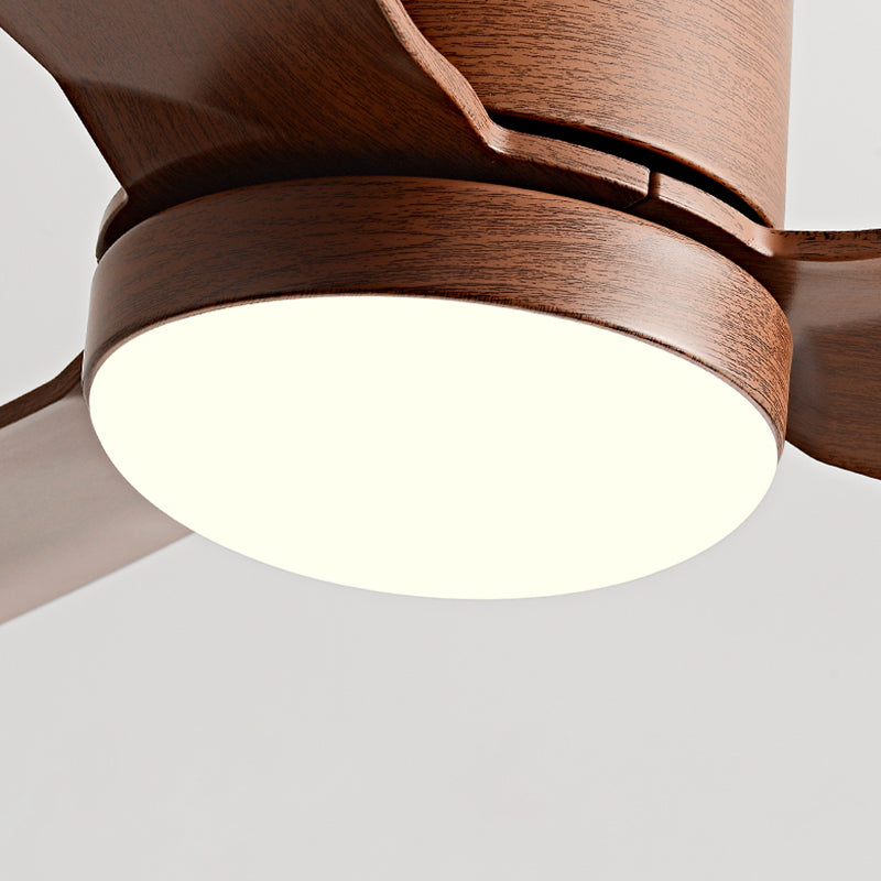 Modernist LED Ceiling Fan 3-Blade Fan Lighting for Living Room