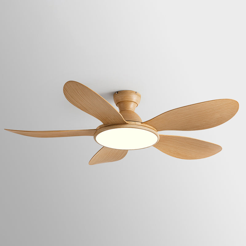 Modernist LED Ceiling Fan 5-Blade Fan Lighting for Living Room