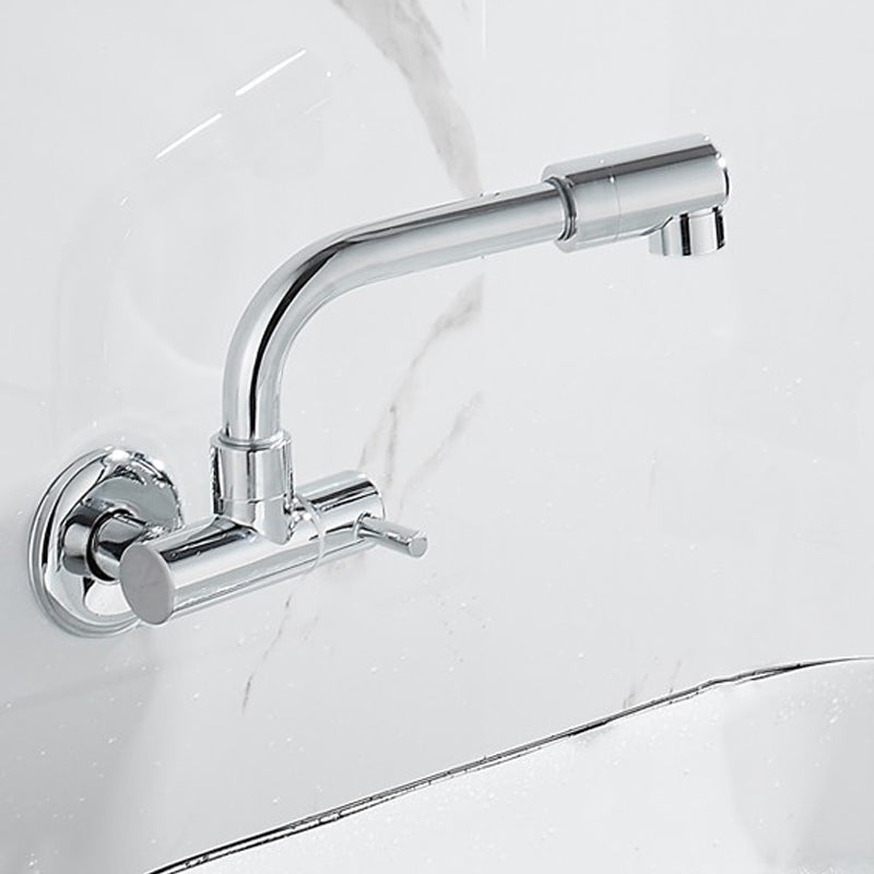 Modern Wall Mounted Water Filler One Handle High Arch Kitchen Faucet