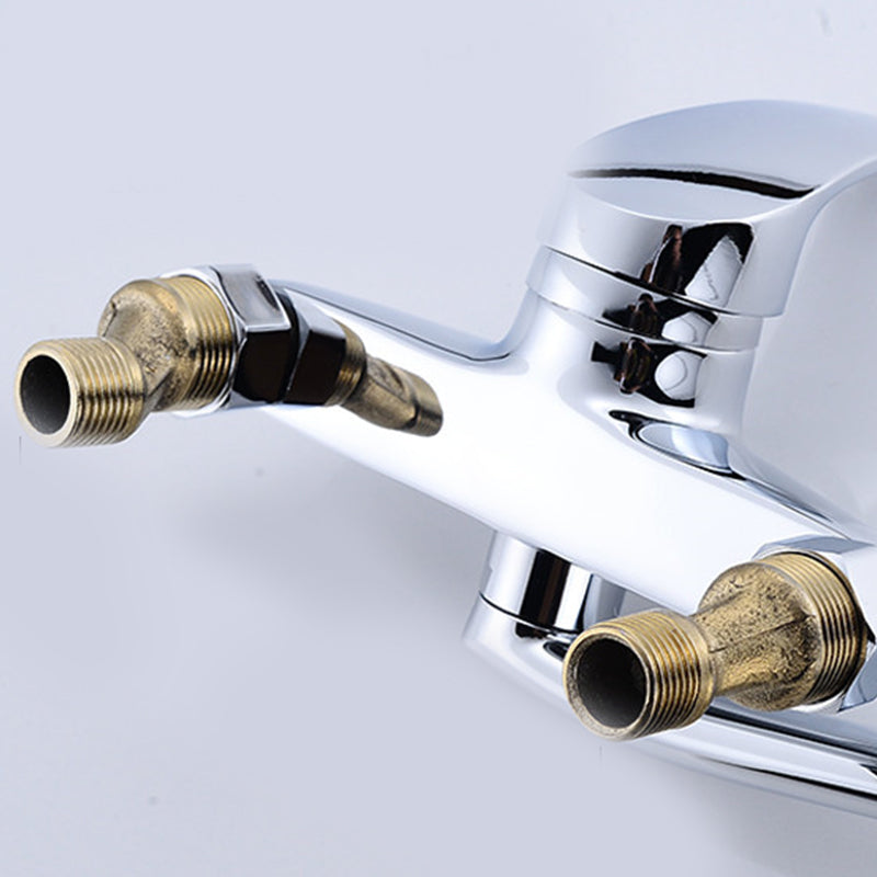 Contemporary Single Handle Kitchen Faucet Wall Mounted Two Holds Bar Faucet