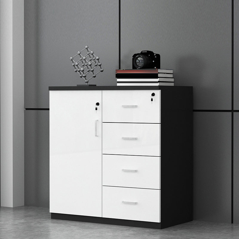 Contemporary Storage Filing Cabinet Wooden Frame Filing Cabinet