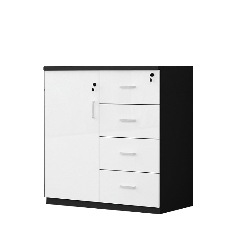 Contemporary Storage Filing Cabinet Wooden Frame Filing Cabinet