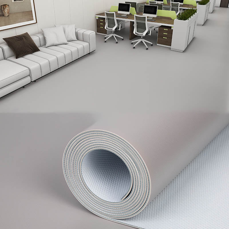 PVC Flooring Pure Color Self-Stick Waterproof Fire Resistant PVC Flooring