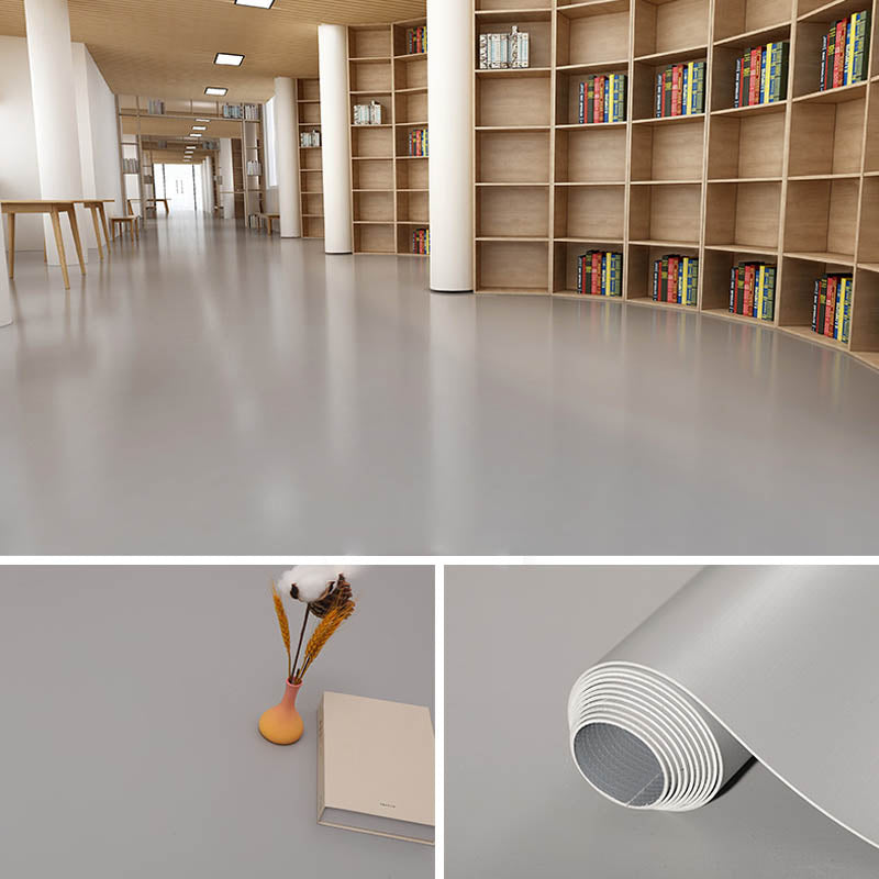 PVC Flooring Pure Color Self-Stick Waterproof Fire Resistant PVC Flooring