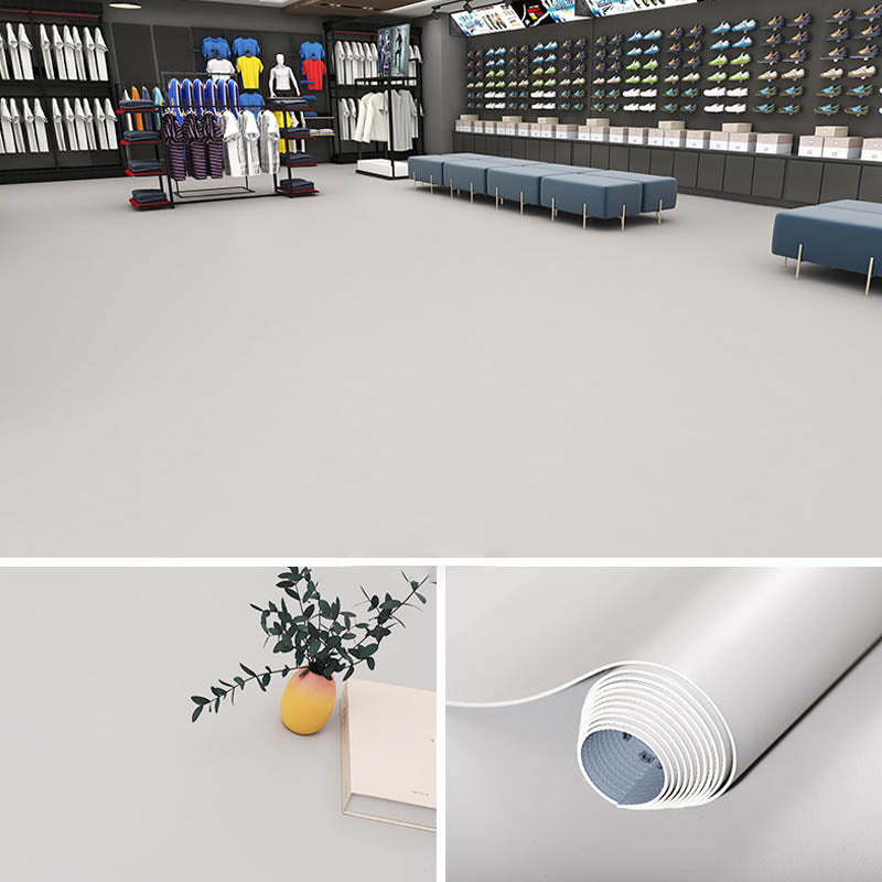 PVC Flooring Pure Color Self-Stick Waterproof Fire Resistant PVC Flooring