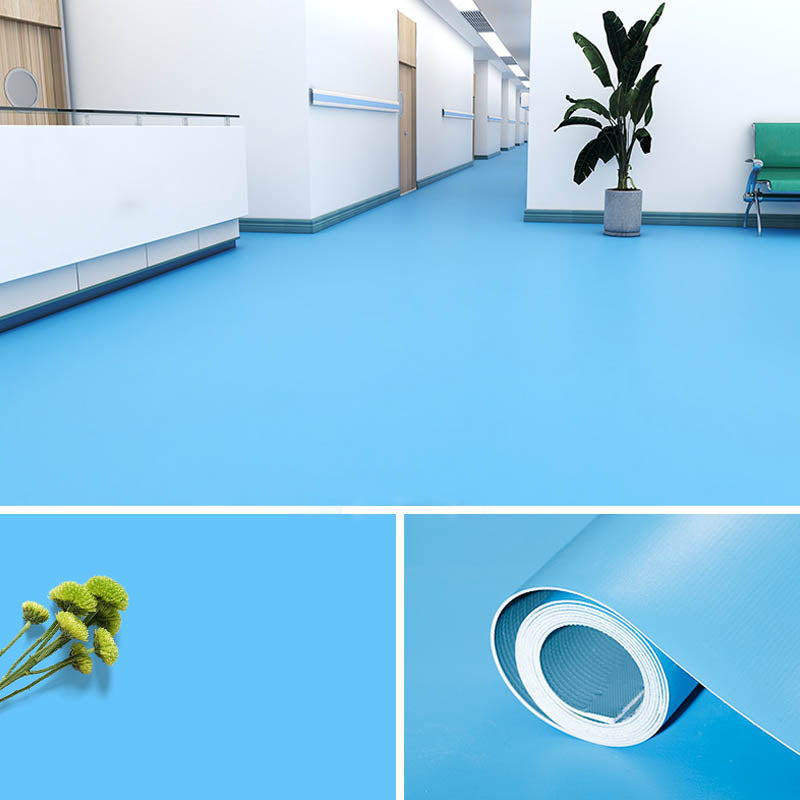 PVC Flooring Pure Color Self-Stick Waterproof Fire Resistant PVC Flooring