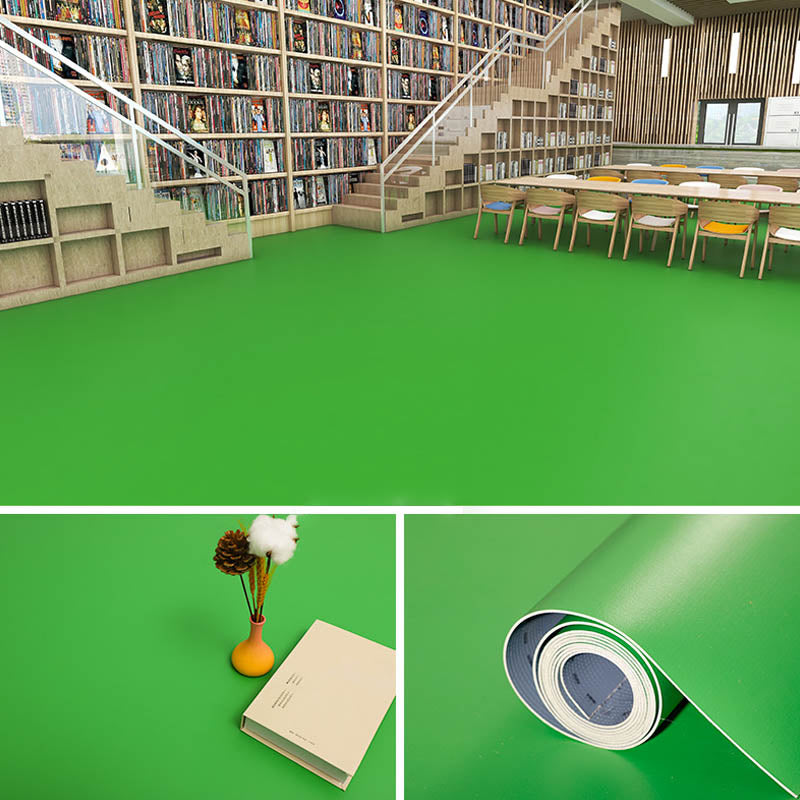 PVC Flooring Pure Color Self-Stick Waterproof Fire Resistant PVC Flooring