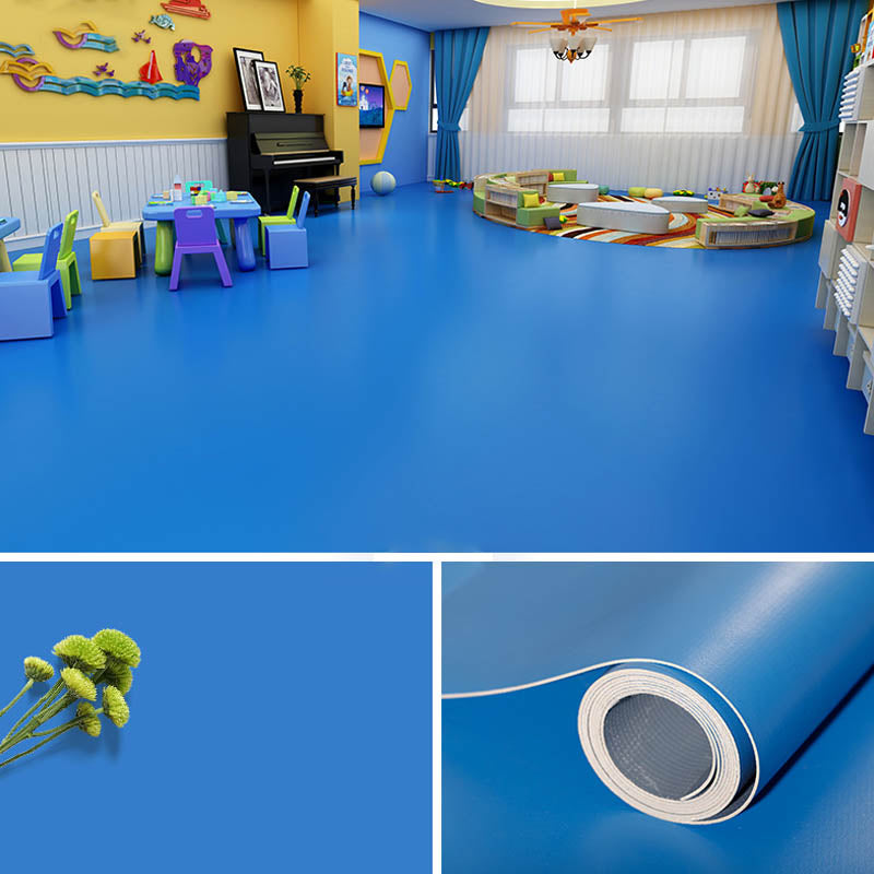 PVC Flooring Pure Color Self-Stick Waterproof Fire Resistant PVC Flooring