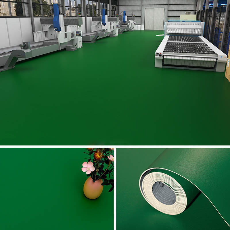 PVC Flooring Pure Color Self-Stick Waterproof Fire Resistant PVC Flooring