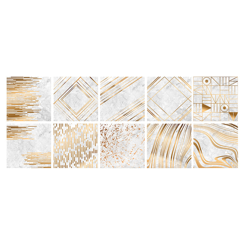 Contemporary Mosaic Tile Peel and Stick Tile Kitchen Backsplash Peel and Stick Wall Tile