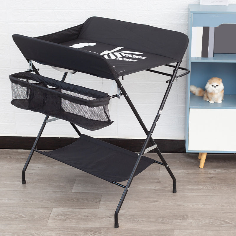 Portable Changing Table Folding Baby Changing Table with  Basket