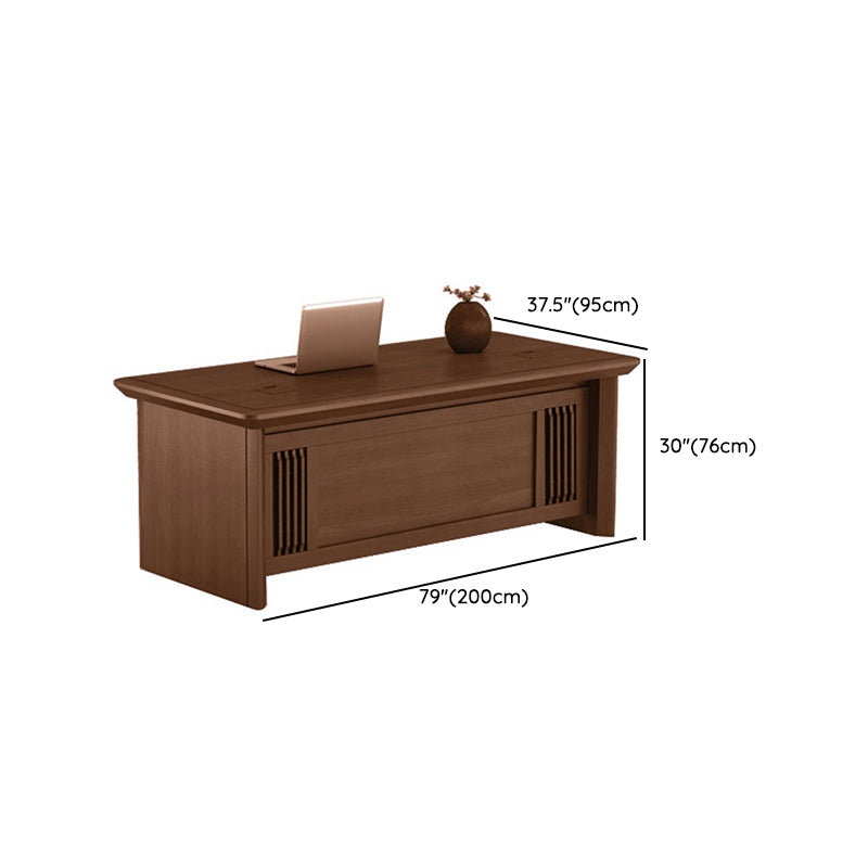 Contemporary Style Wood Office Desk Rectangular Shape Task Desk for Office