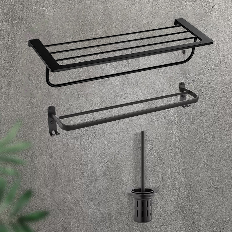 Grey Bath Hardware Set Metal 3 - Piece Bathroom Hardware Set