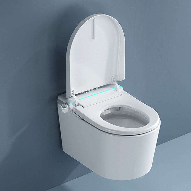 Contemporary White Floor Standing Bidet/Wall Hung Toilet Set