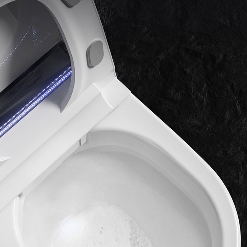 15.55" L Smart Bidet Elongated with Water Pressure Control Toilet