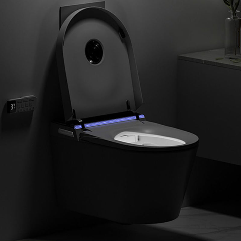 15.55" L Smart Bidet Elongated with Water Pressure Control Toilet