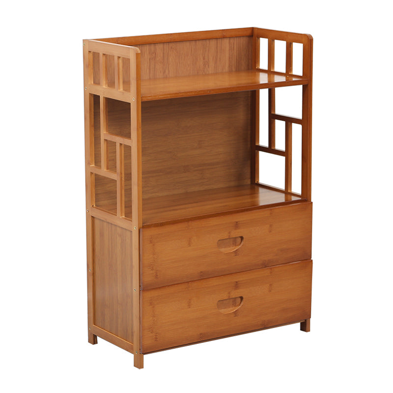 Modern Sideboard Cabinet Bamboo Sideboard with Drawers for Kitchen