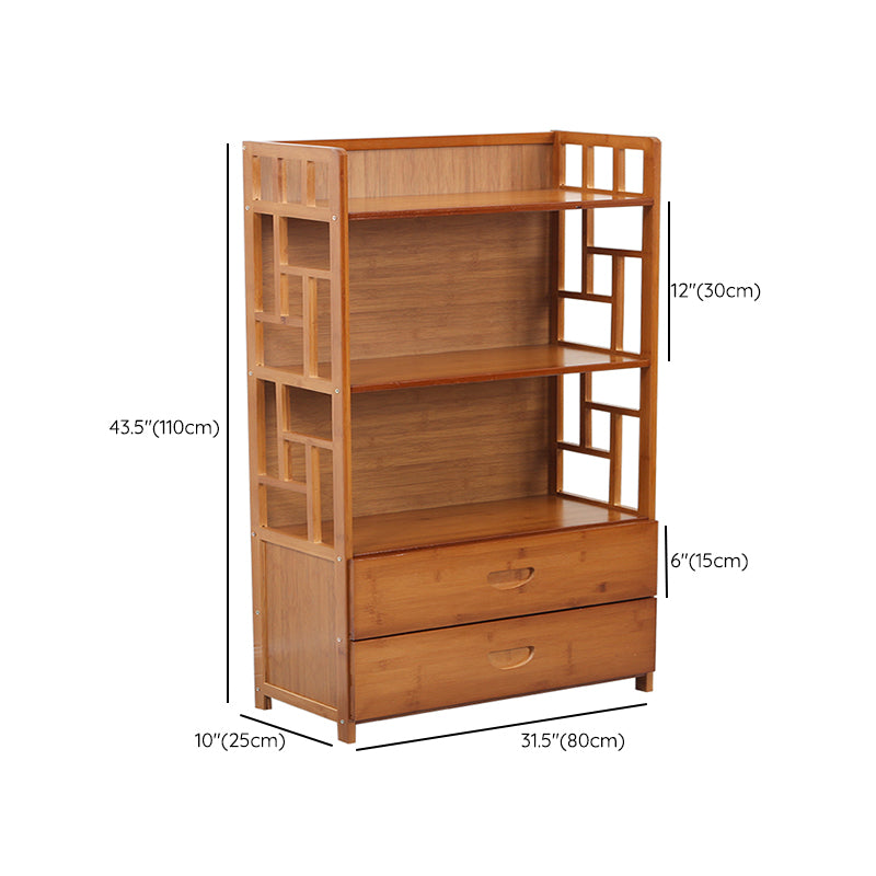 Modern Sideboard Cabinet Bamboo Sideboard with Drawers for Kitchen