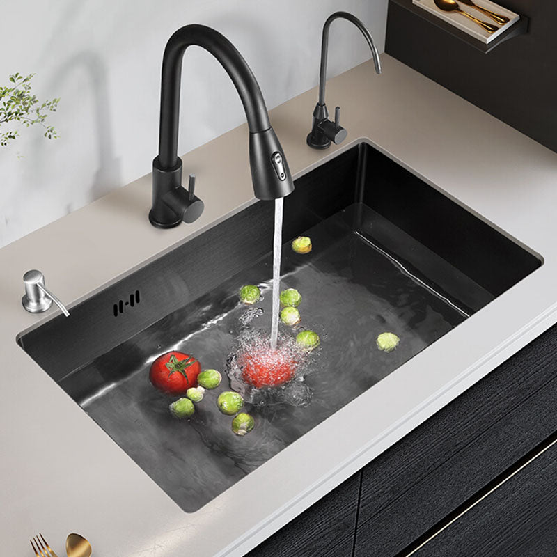 Undermount Kitchen Sink Soundproof Design Stainless Steel Kitchen Sink with Faucet