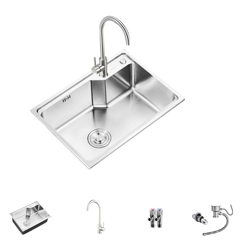 Soundproofing Stainless Steel Kitchen Sink Modern Style Stainless Steel Kitchen Sink