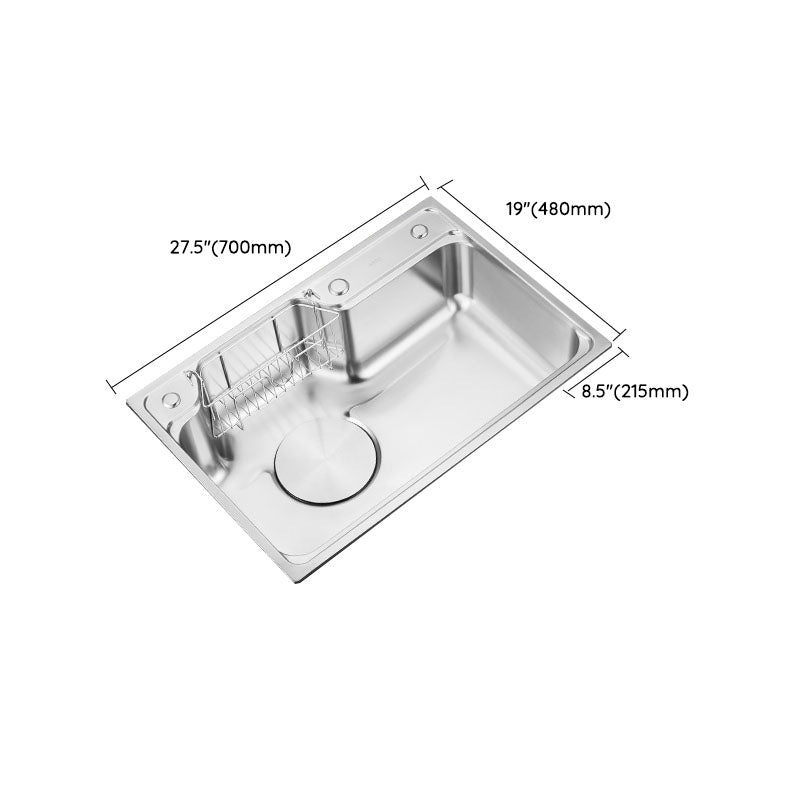 Soundproofing Stainless Steel Kitchen Sink Modern Style Stainless Steel Kitchen Sink