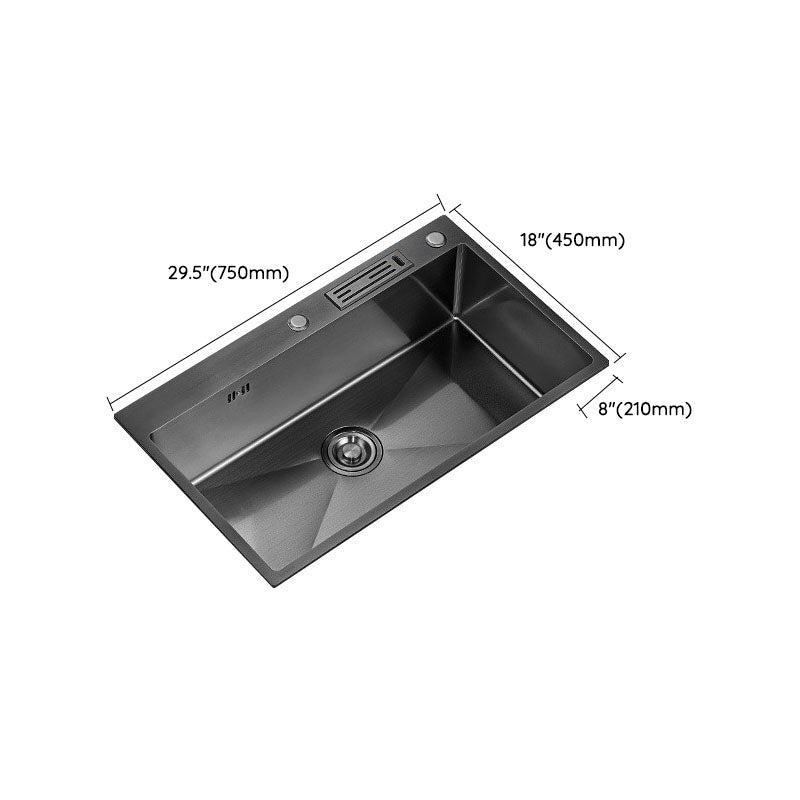 Stainless Steel Kitchen Sink Modern Style Stainless Steel Kitchen Sink with Soundproofing