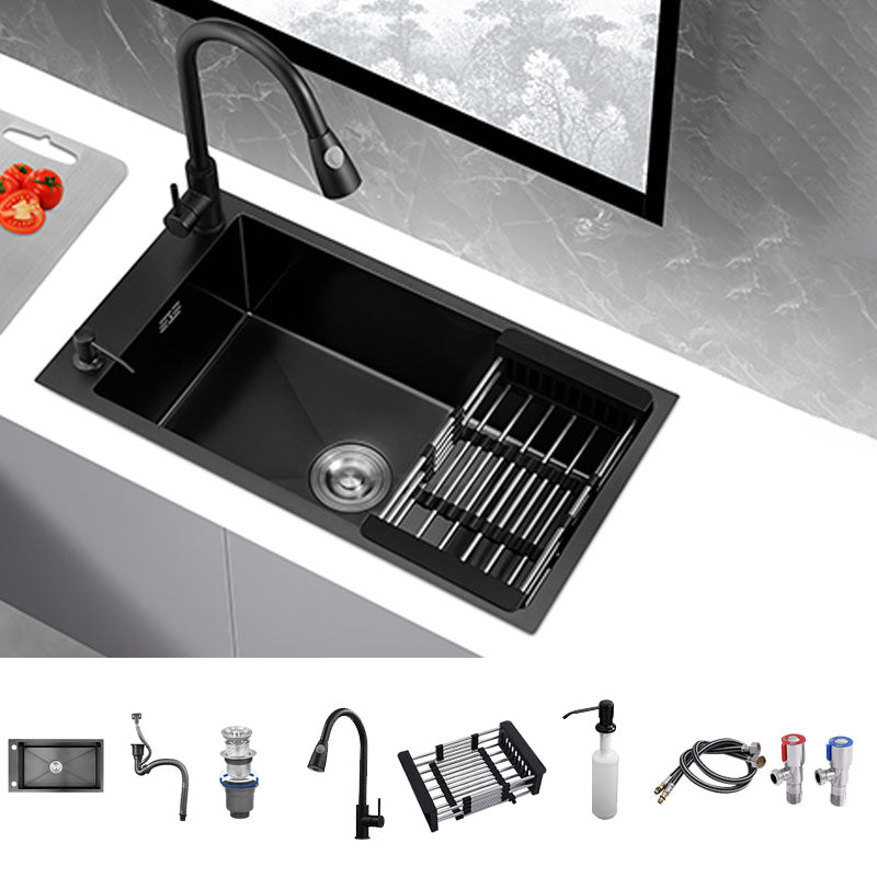 Modern Style Drop-In Kitchen Sink Soundproof Design Stainless Steel Kitchen Sink