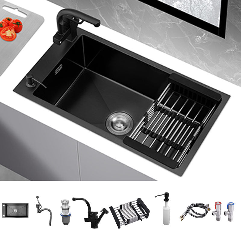 Modern Style Drop-In Kitchen Sink Soundproof Design Stainless Steel Kitchen Sink