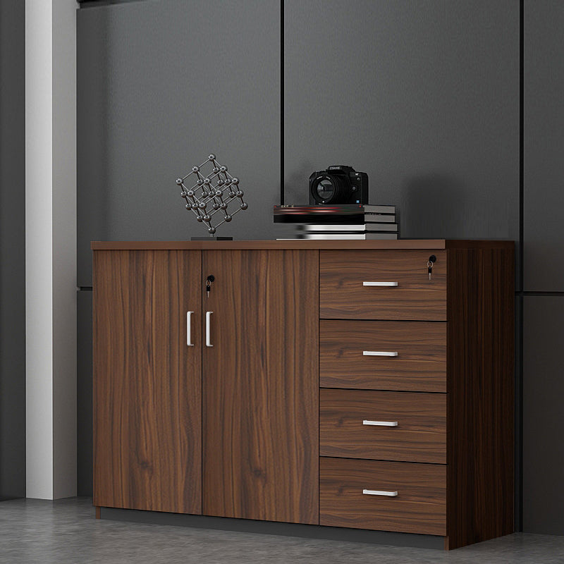 Contemporary Storage File Cabinet Wooden Frame Filing Cabinet