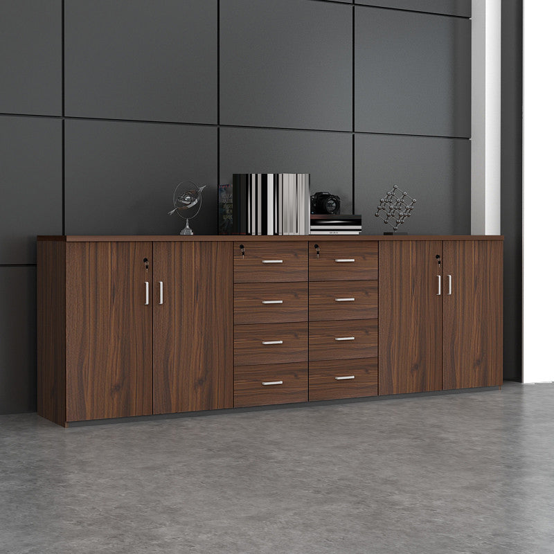 Contemporary Storage File Cabinet Wooden Frame Filing Cabinet